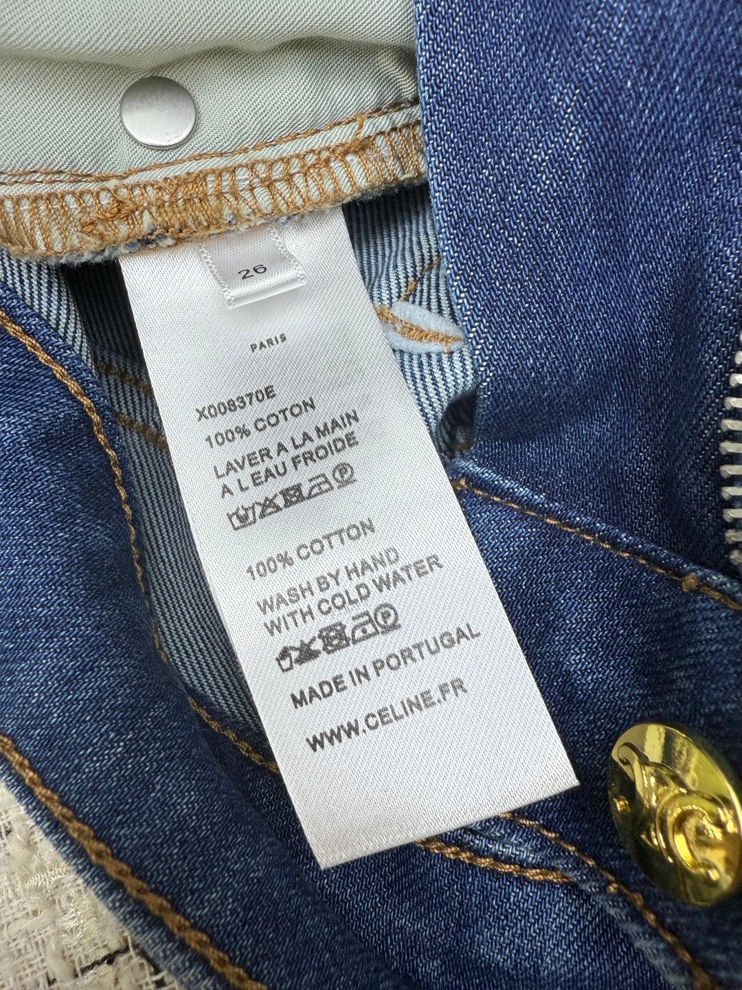 Loewe Flared Jeans Embroidered Logo Applique 404876