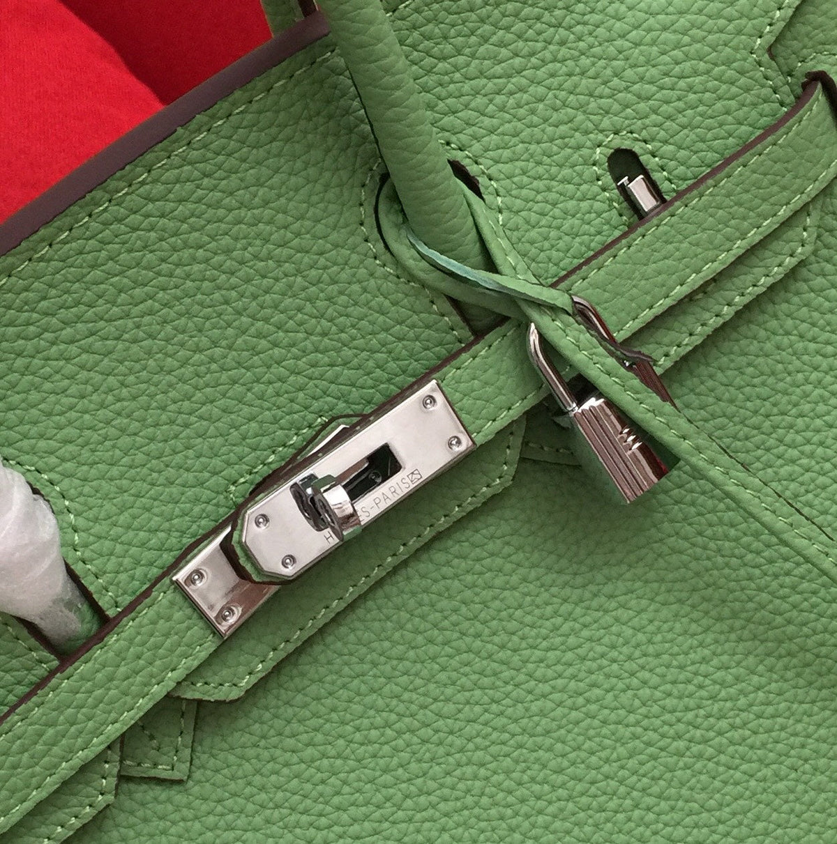 HM BIRKIN 30 CM BAG FERN CALFSKIN SILVER HARDWARE