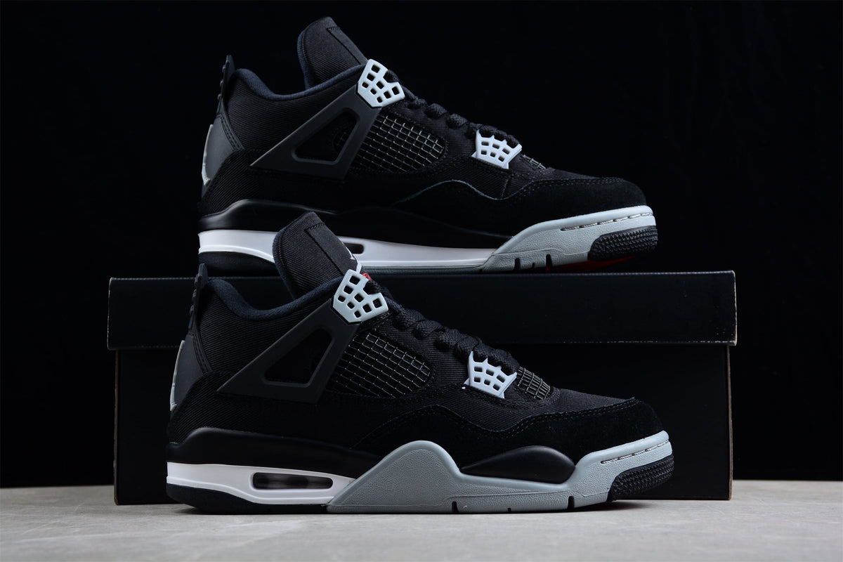 AJ 4 Retro Black Canvas