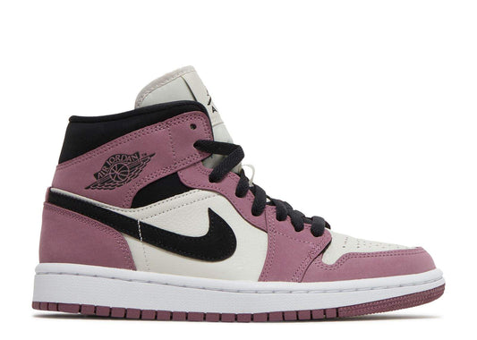Air Jordan 1 Mid SE ‘Berry Pink’ Revered Footwear Sneakers - All-Day Comfort