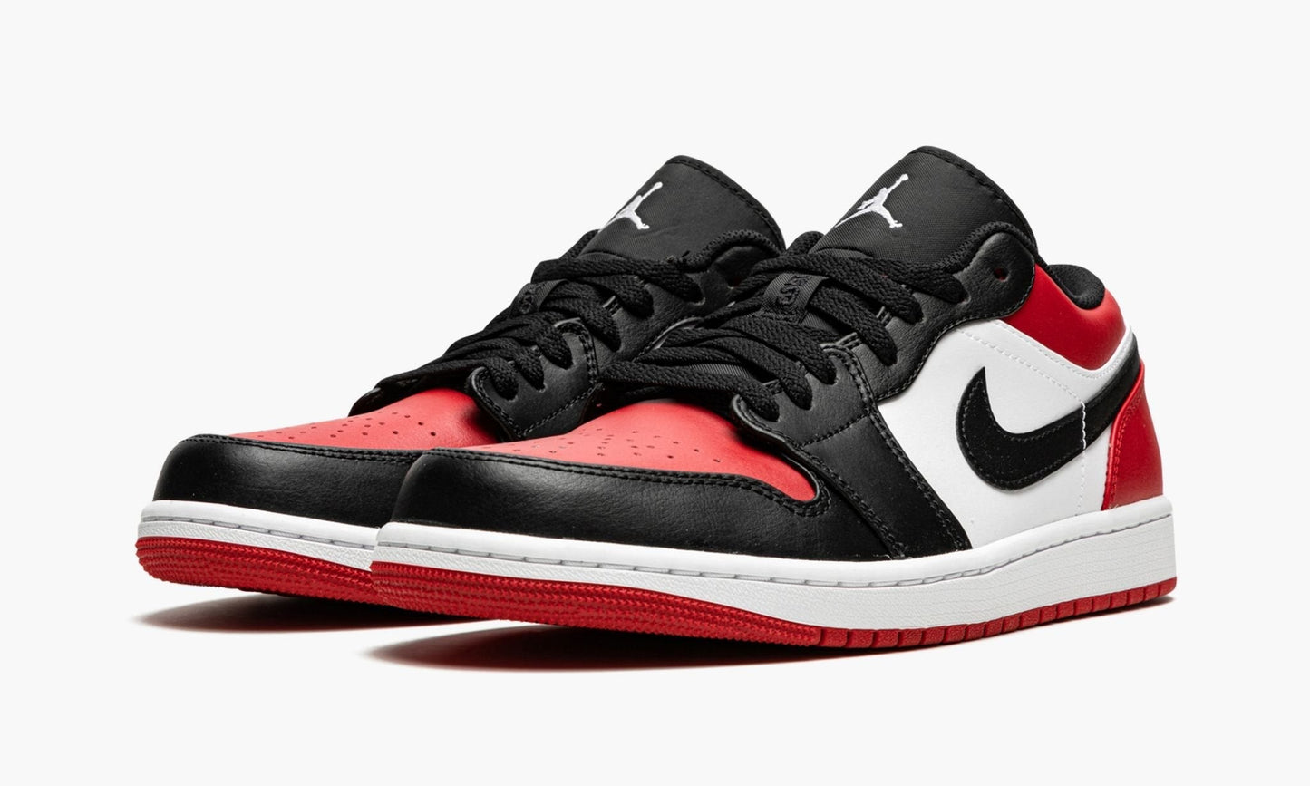 Air Jordan 1 Low “Bred Toe” Sneakers - Premium Sneaker | Fresh Heat