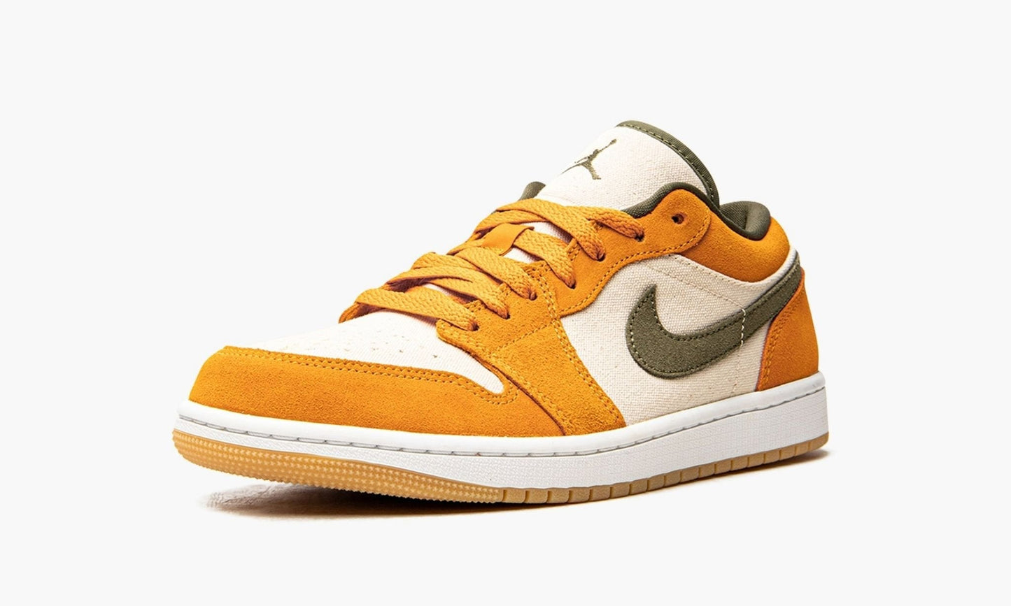 Air Jordan 1 Low SE “Light Curry” Sneakers - Retro Classic