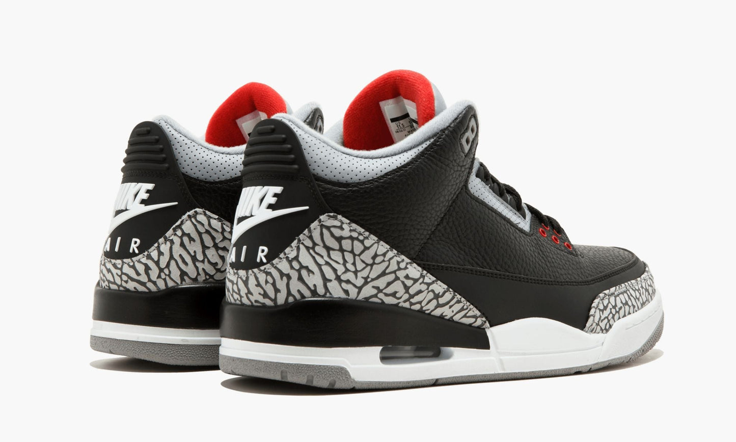 Air Jordan 3 Retro OG “Black/Cement” Sneakers - Collaboration Release