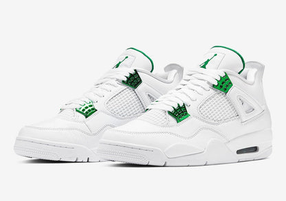 Air Jordan 4 Retro Metallic Green Sneakers - Authentic | Standout Style