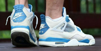 Air Jordan 4 Retro Military Blue 2012 Sneakers - Premium Sneaker