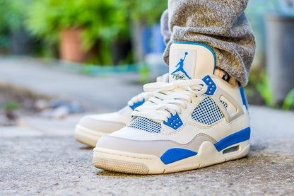 Air Jordan 4 Retro Military Blue 2012 Sneakers - Premium Sneaker