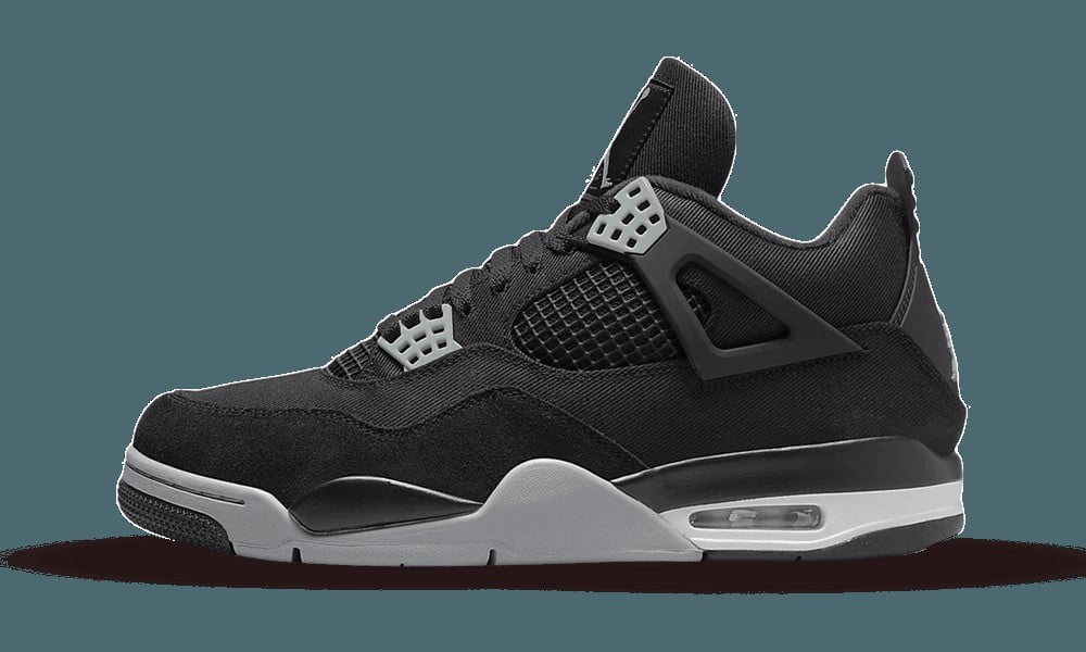 Air Jordan 4 Retro SE Black Canvas Sneakers - Prime Pick