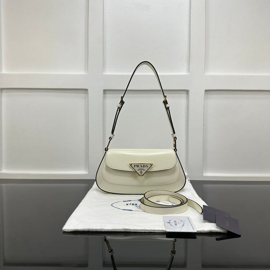 Prada 2026 Shoulder Bag 24cm Patent Leather