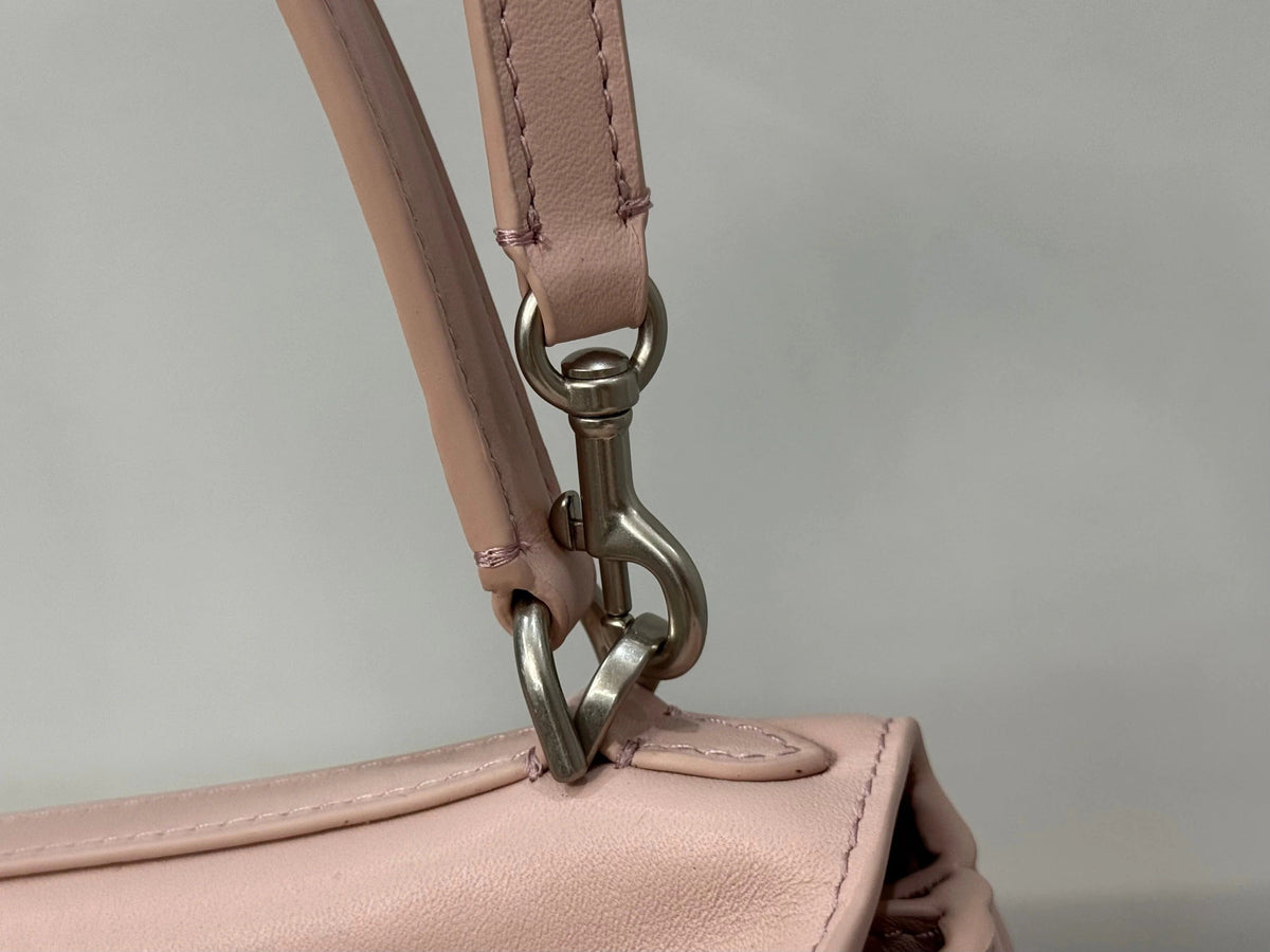 Balenciaga Small Bag 29 Light Pink Calfskin Sliver Hardware