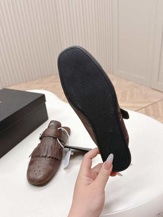 PRA 26S Mule Brown Calfskin 600592