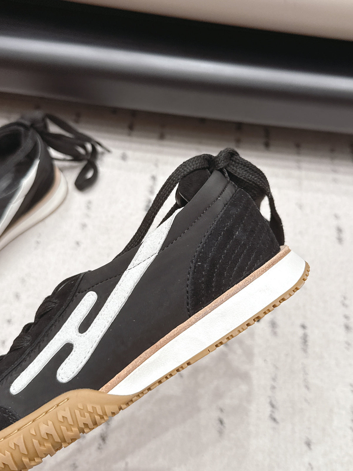 HM 26s Mascot Sneakers Black Suede Lambskin 905300