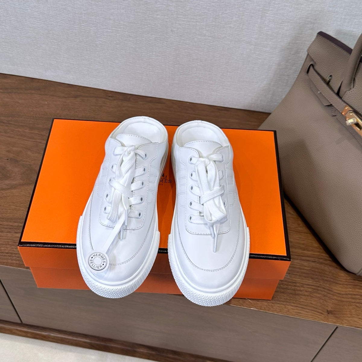 HM Deep Sneaker White Cowhide 543799