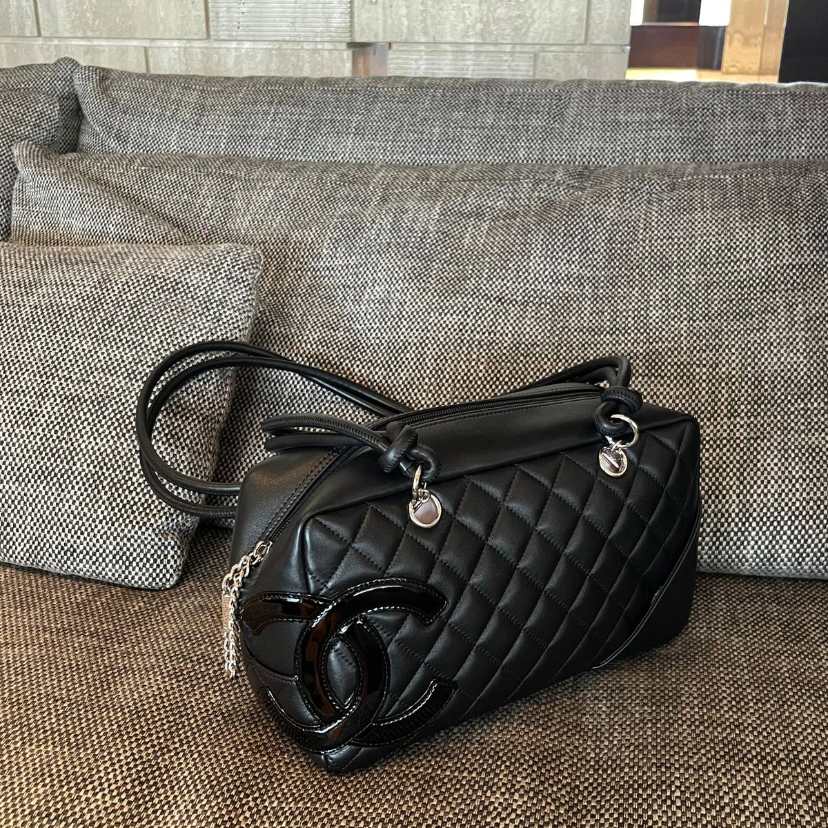 Chanel 2026 Cambon Ligne Bowling Bag 27cm Calfskin