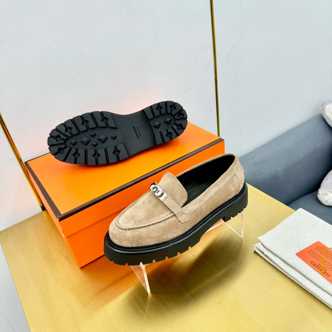 HM Icone Loafer Light Brown Suede
