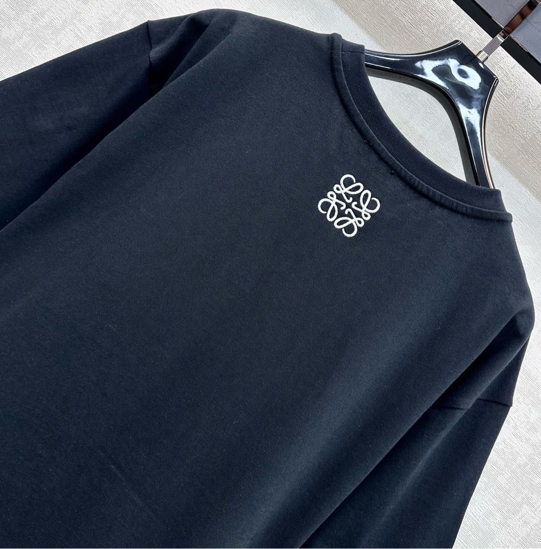 Loewe Printed T-shirt Black Cotton-blend Jersey 341850