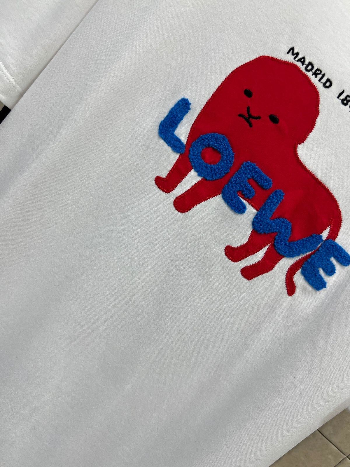 Loewe Relaxed Fit T-shirt White Cotton 402846