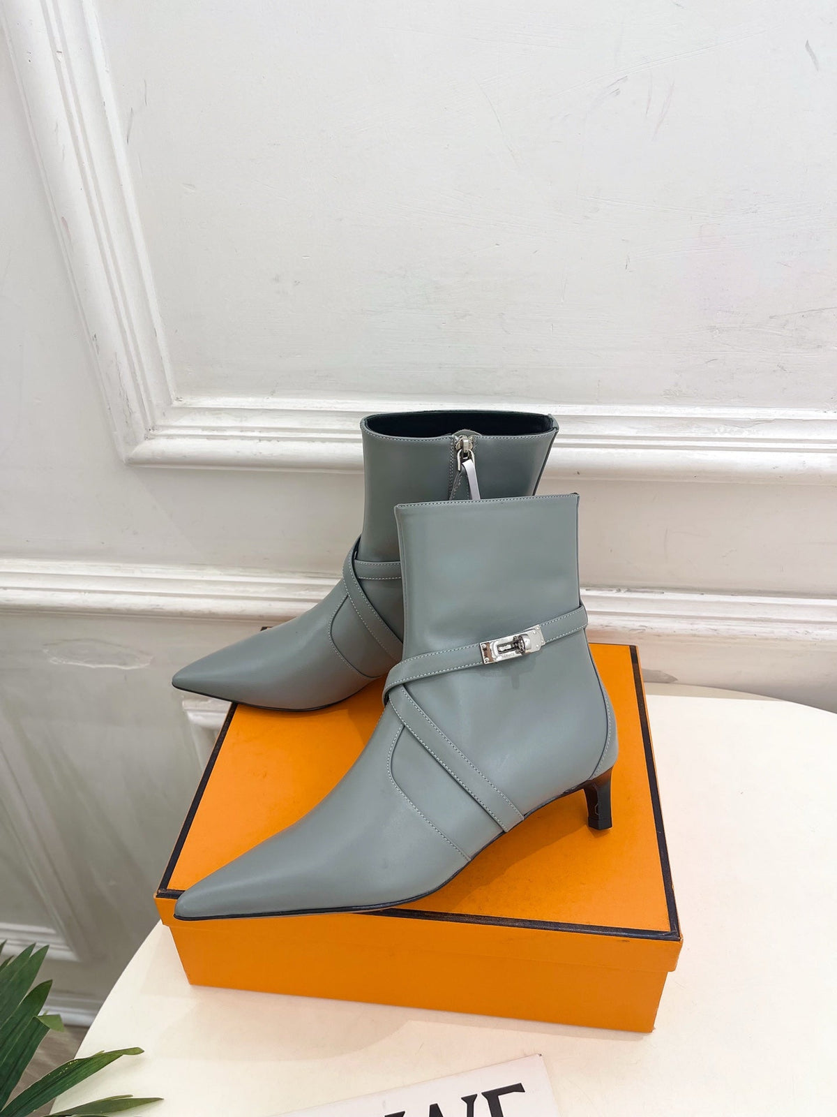 HM 26s Nice 40 Ankle Boot Grey Lambskin 947290