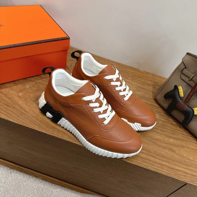 HM 26ss Sneakers Camel Brown Leather 638574