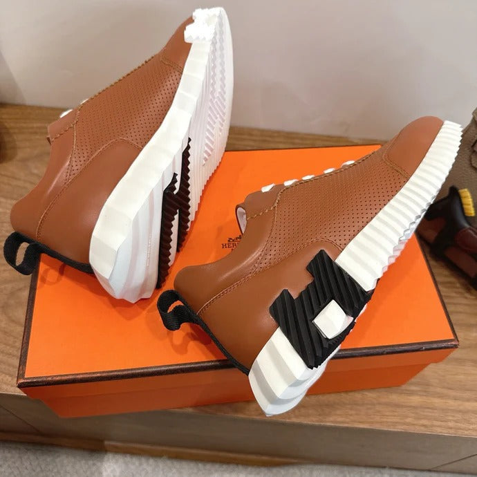 HM 26ss Sneakers Camel Brown Leather 638574