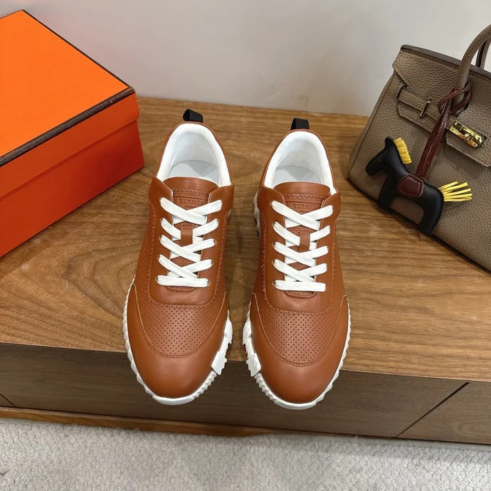 HM 26ss Sneakers Camel Brown Leather 638574