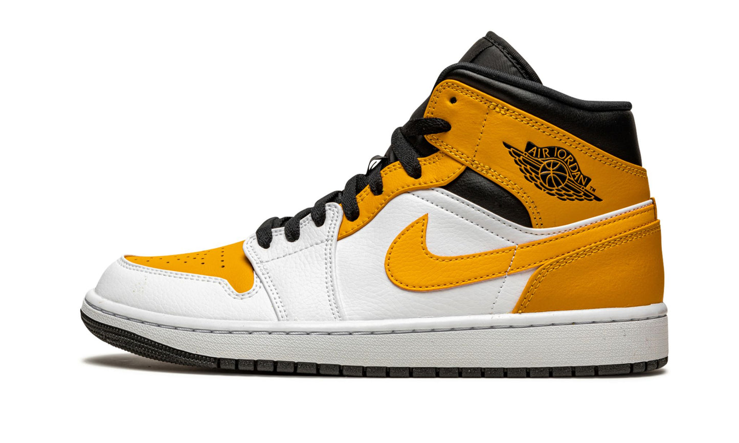 Jordan 1 Mid University Gold Sneakers - Collector's Edition