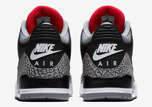 Jordan 3 Retro Black Cement Sneakers - Court Icon | Designer Kicks