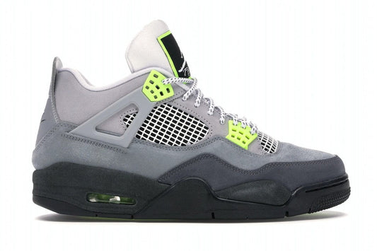 Jordan 4 Retro SE 95 Neon Sneakers - Cushioned Stride | Hype Sneaker