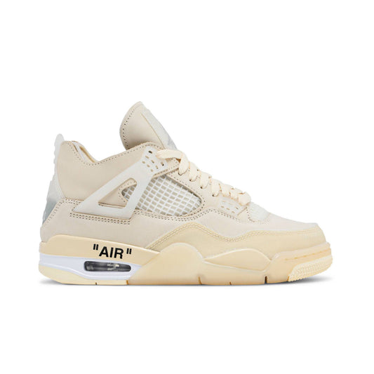 Off-White x Wmns Air Jordan 4 SP Sail CV9388-100 Sneakers - Retro Runner