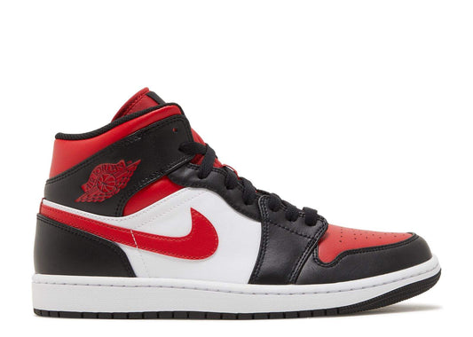 Air Jordan 1 Mid ‘Bred Toe’ Revered Footwear Sneakers - All-Day Comfort