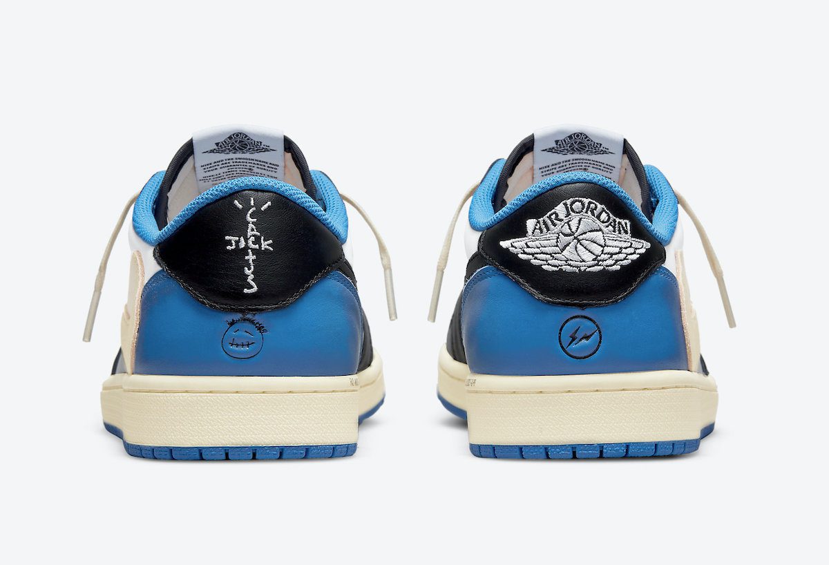 TraviScott x Jordan 1 Low OG SP Sneakers - Retro Classic